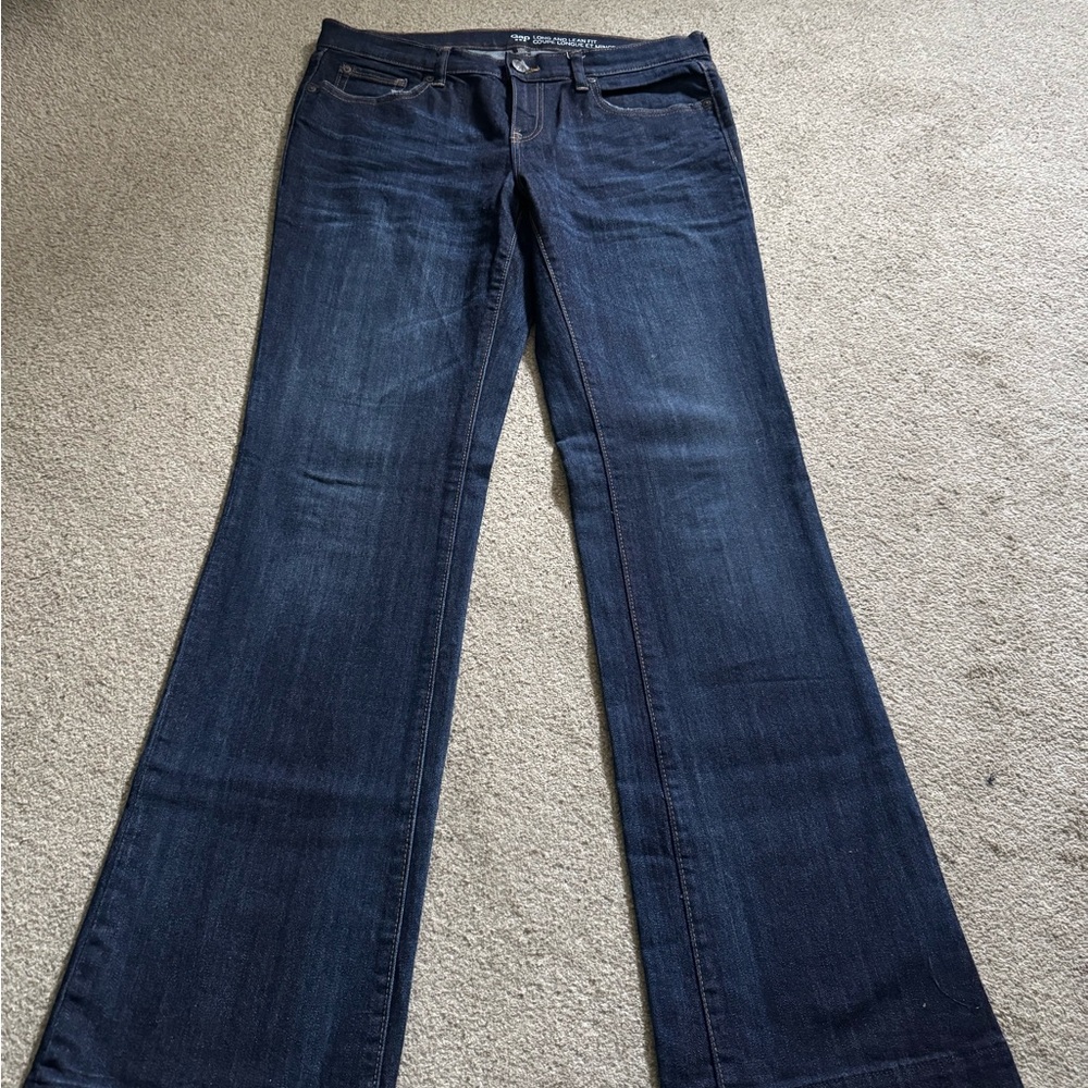 GAP Women's Dark Blue Flare Jeans